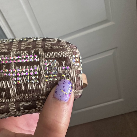 Fendi Baguette Crystal Brown FF - Picture 16 of 16